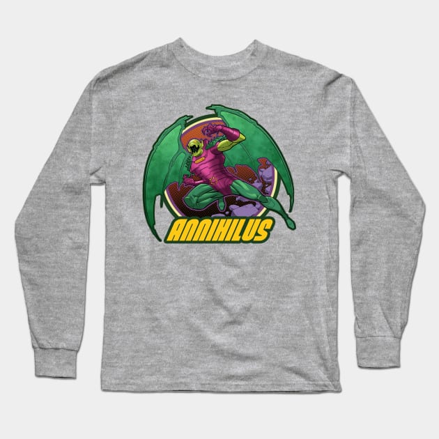 Annihilus Long Sleeve T-Shirt by TomMcWeeney